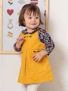 Бебешка рокля 1 - жълта