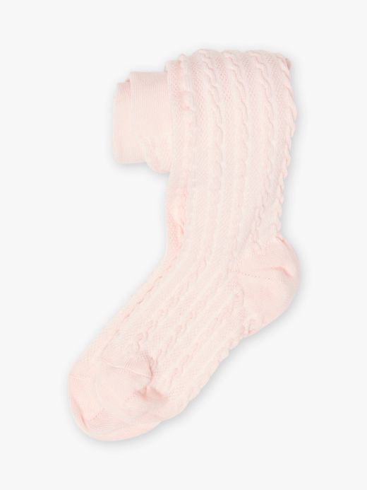 Розови чорапогащи за бебе момиче 21H4PFB3COT.