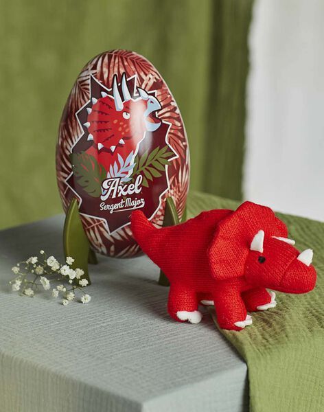 Великденско яйце с играчка трицератопс Аксел 