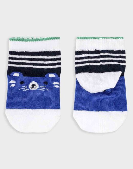 Чорапи ниски сини за бебе момче  20E4BGH1SOQ