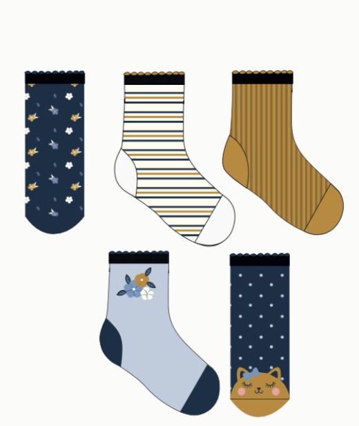 Комплект от 5 чифта чорапи GIPIETTE