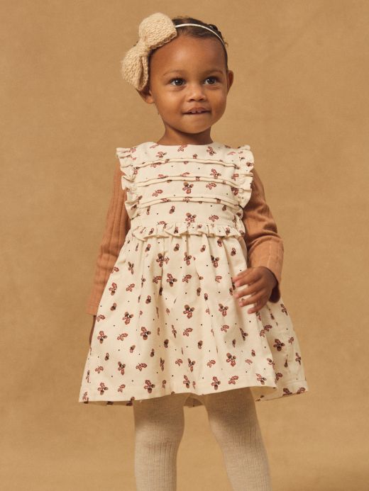 РОКЛЯ С ФЛОРАЛЕН ДЕСЕН ЗА БЕБЕ МОМИЧЕ 