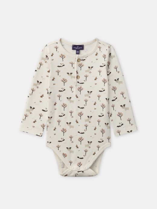 БОДИ  ОТ ПАМУК С ДЕСЕН ЗА БЕБЕ МОМЧЕ