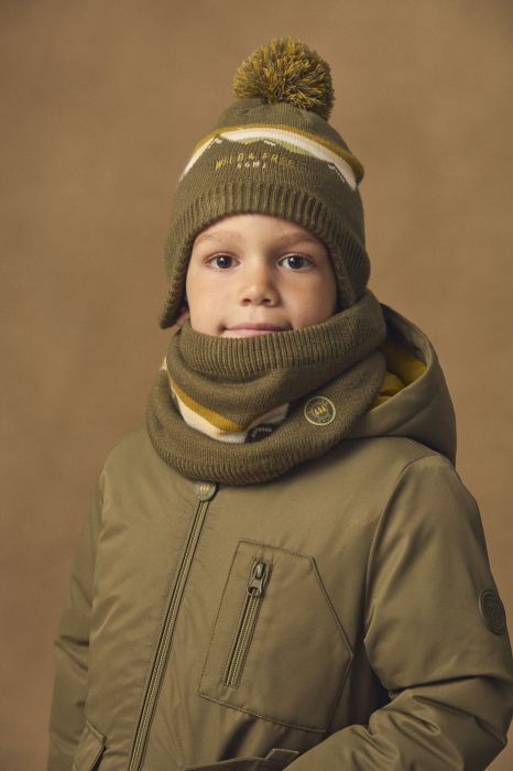 ЖАКАРДОВА ПЛЕТЕНА ШАПКА ЗА МОМЧЕ