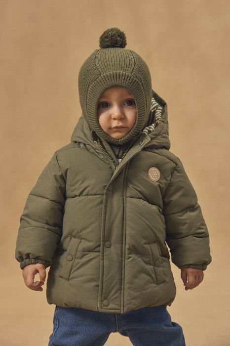 ПЛЕТЕНА ШАПКА ЗА БЕБЕ МОМЧЕ