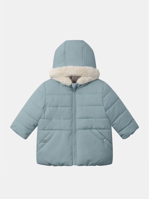 ДВУЛИЦЕВО ЯКЕ С КАЧУЛКА  ЗА БЕБЕ МОМИЧЕ