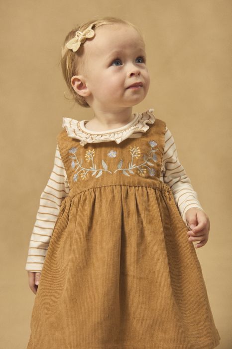 РОКЛЯ ОТ СИТНО РИПСЕНО КАДИФЕ 