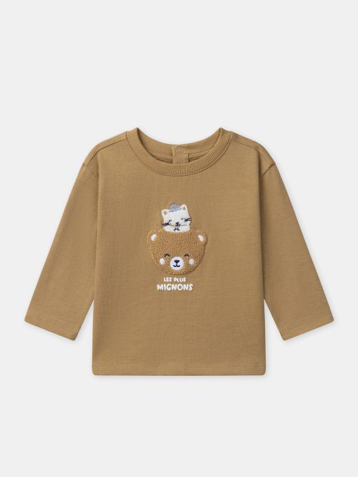 БЛУЗА С МОТИВ ЗА БЕБЕ МОМЧЕ  