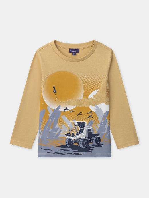 БЛУЗА С МОТИВ  ЗА МОМЧЕ 