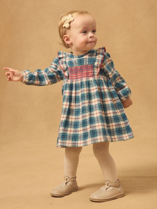 Каре рокля за бебе момиче