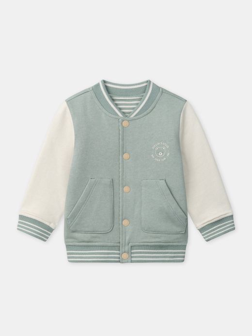 ДВУЛИЦЕВА БЕБЕШКА ЖИЛЕТКА В ЗЕЛЕНО И  РАЙЕТА ЗА БЕБЕ МОМЧЕ