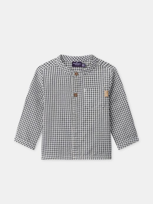 Бебешка риза на каре за момче