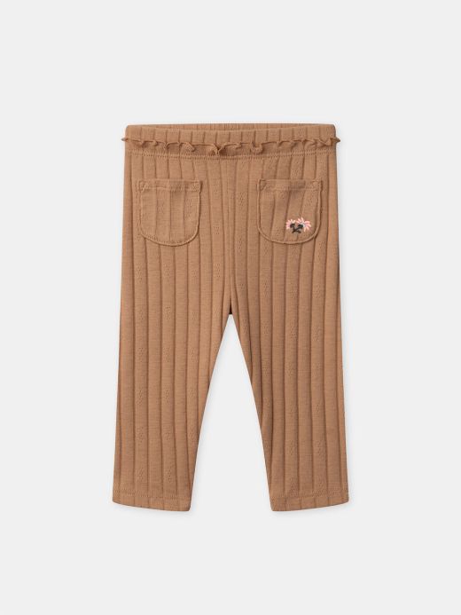 Кафяв клин за бебе момиче