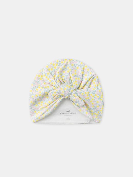 ЕБЕШКА ШАПКА С ПРИНТ ЛИСТА ЗА МОМИЧЕ