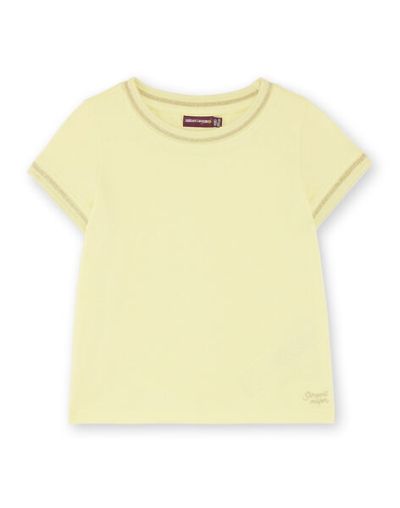 Тениска в бледожълт цвят 21E2PFK3TMC
