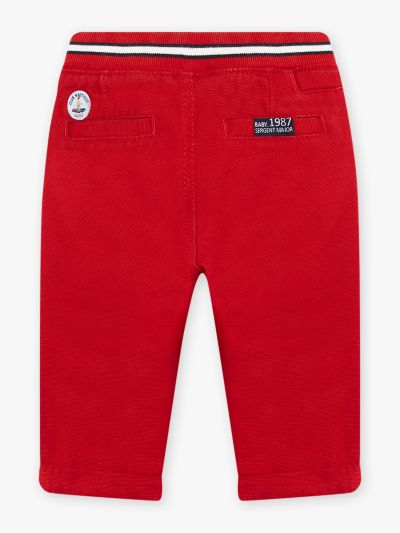 Червени панталони  от габардин CAGABIN