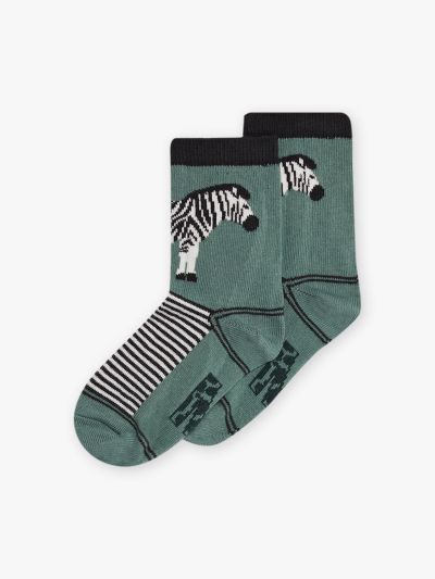 Тъмнозелени чорапи Зебра  CEMIRAGE