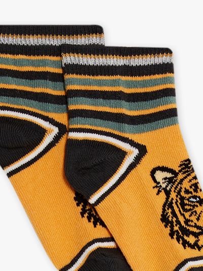 Къси чорапи в цвят горчица Тигър CELOUAGE