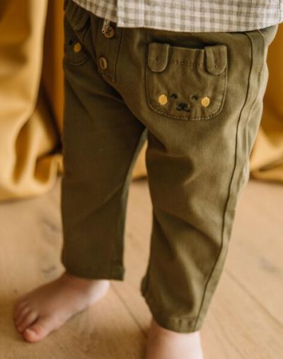 Панталони от кепър с права кройка DADOCTAVE