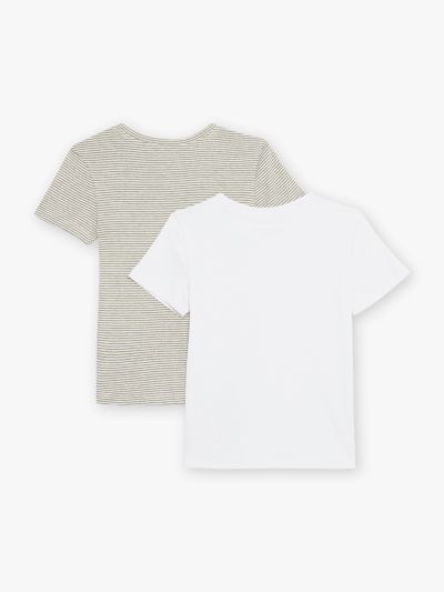 Комплект от 2 тениски от органичен памук