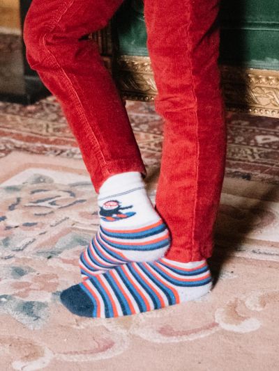 Жакардови чорапи с мотив DOCAAGE