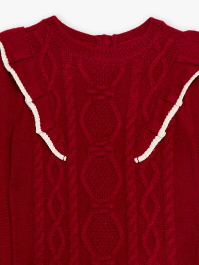 Пуловер с волани DRIPULETTE 