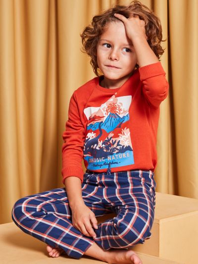 Памучна пижама за момче DODINAGE