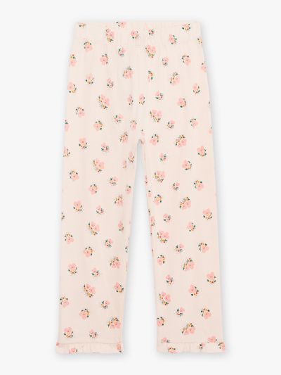 Пижама от памук с мотив на цветя и сърчица FLOMOETTE 