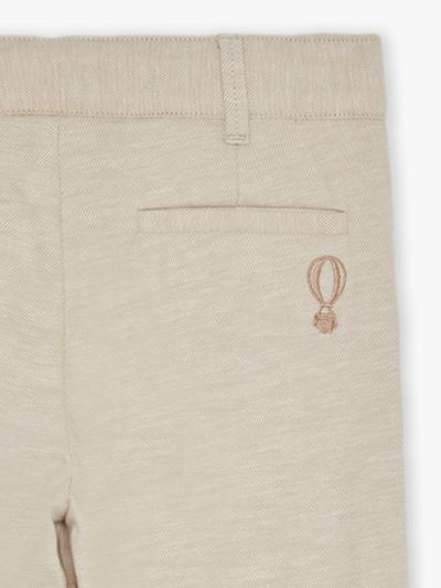 Официален панталон от лен и памук FRELINAGE 