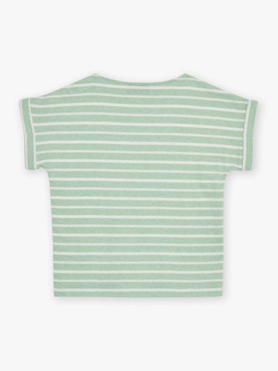 Тениска от памук с десен на райе FUCLASSAGE 