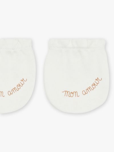 Ръкавици за новородени от органичен памук GOBEL 