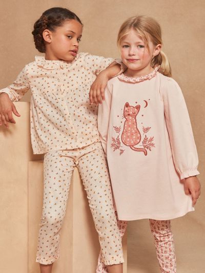 Пижама от памук с десен и мотив GRUTETTE 