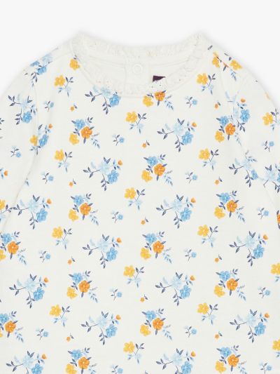 Боди-блуза с десен на цветя GAEMILIE 