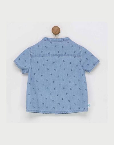 Синя дънкова риза за бебе момче 19E1BGD1CHM