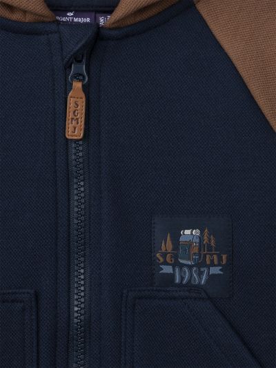 ПОЛАРЕНА ЖИЛЕТКА С ЦИП И КАЧУЛКА ЗА МОМЧЕ