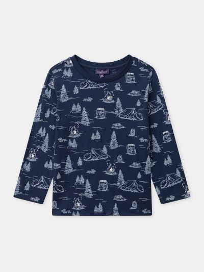 БЛУЗА С ДЕСЕН ЗА МОМЧЕ