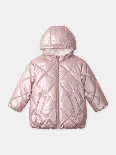 ПУХЕНО ЯКЕ ЗА МОМИЧЕ С КАЧУЛКА