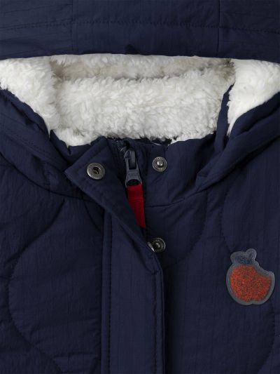 ПУХЕНО ЯКЕ ЗА МОМИЧЕ С КАЧУЛКА 