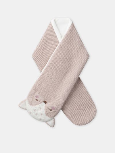 ПЛЕТЕН ШАЛ ЗА БЕБЕ МОМИЧЕ