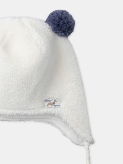 ПУХКАВА ШАПКА  ЗА МОМИЧЕ 