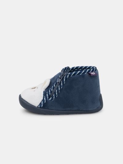 ДОМАШНИ ПАНТОФИ ЗА БЕБЕ МОМЧЕ 