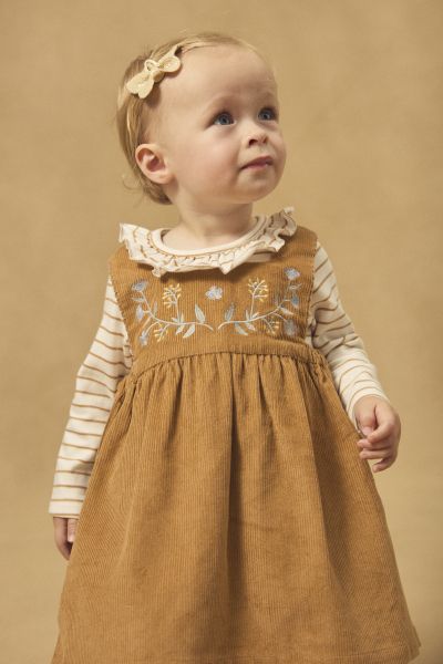 РОКЛЯ ОТ СИТНО РИПСЕНО КАДИФЕ 