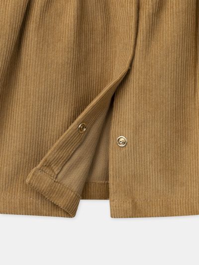 РОКЛЯ ОТ СИТНО РИПСЕНО КАДИФЕ 