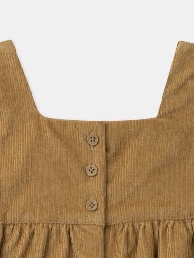 РОКЛЯ ОТ СИТНО РИПСЕНО КАДИФЕ 