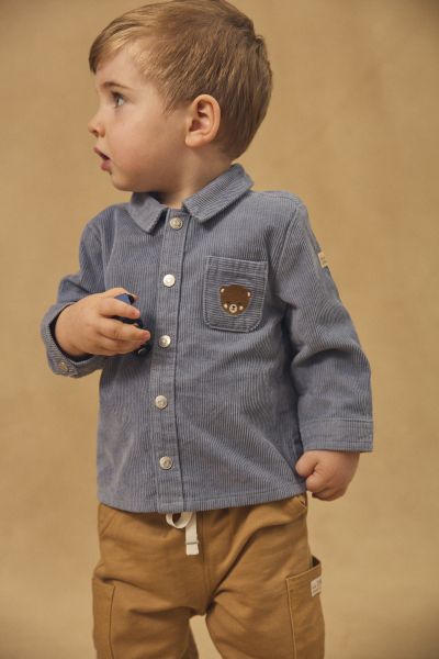 РИЗА ОТ РИПСЕНО КАДИФЕ ЗА БЕБЕ МОМЧЕ 