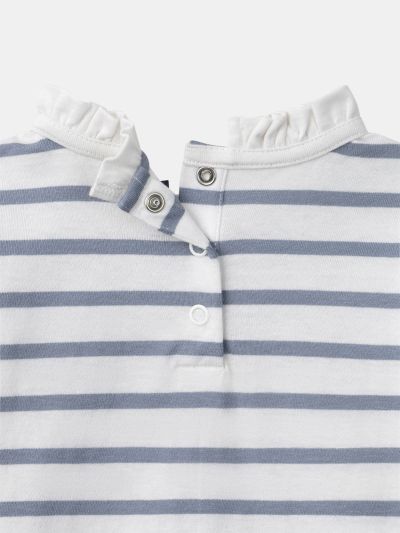 ДЕТСКА БЛУЗА С ДЕСЕН И БРОДЕРИЯ ЗА МОМИЧЕ