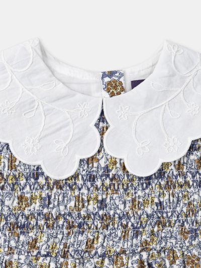  РОКЛЯ  ЗА МОМИЧЕ С ФЛОРАЛЕН ДЕСЕН 