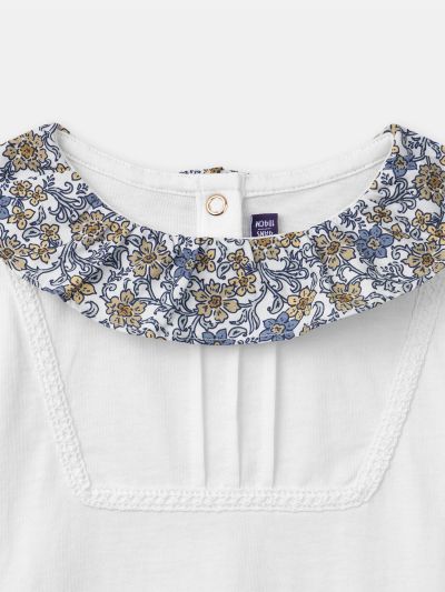 БЛУЗА С ВОЛАН ЗА МОМИЧЕ  