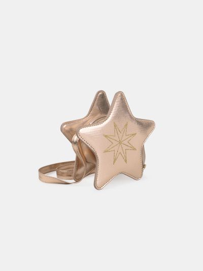 Детска чанта за момиче със златна звезда