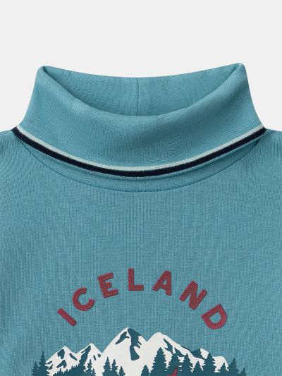 Зимна полуполо блуза за момче